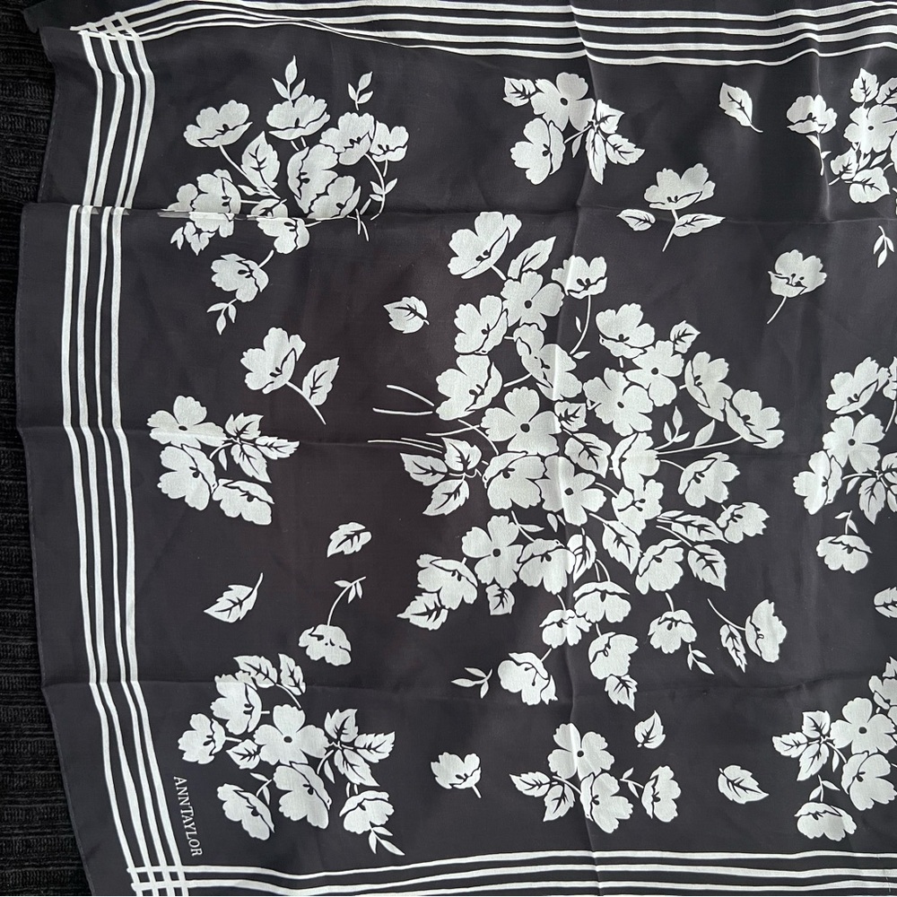 Ann Taylor Pure Silk Chifon  Scarf